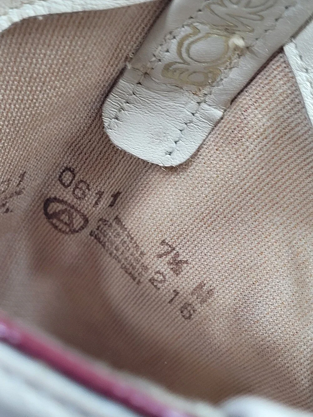 Vtg ACME Cream Leather Cowboy Boots Womens 7.5 M READ Disintegrating Lining